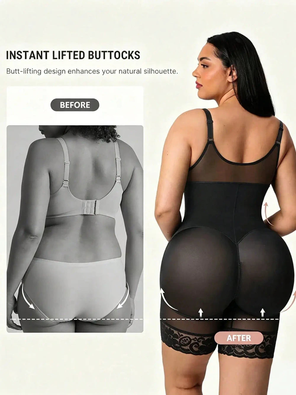 Butt Lifting Tummy Control Body Sculpting Faja