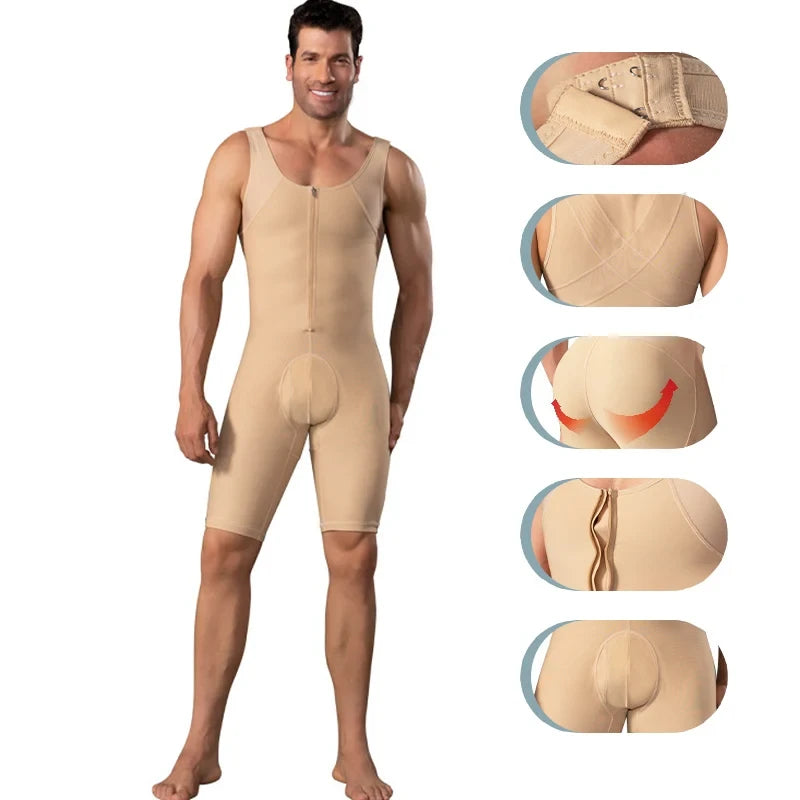 Mens Compression Fajas Body builder Shaper
