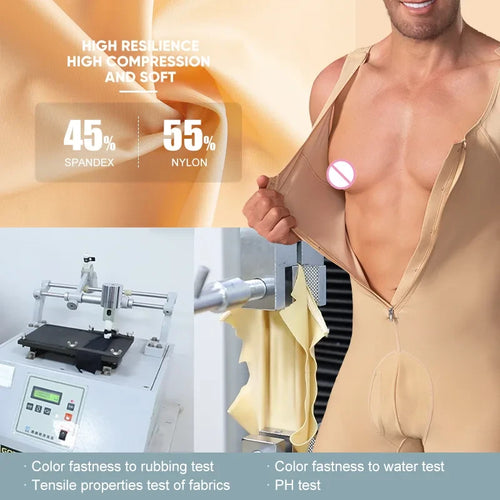 Mens Compression Fajas Body builder Shaper