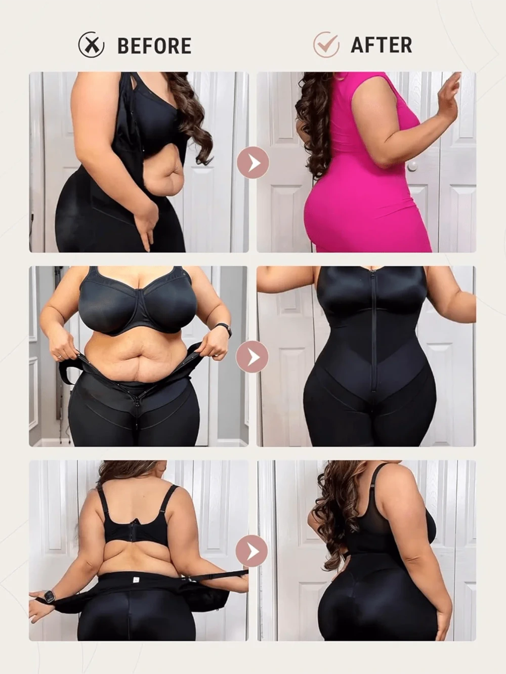 Butt Lifting Tummy Control Body Sculpting Faja